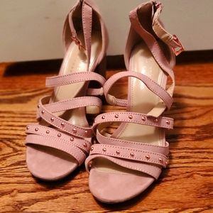 Pastel color heels, size 7.5